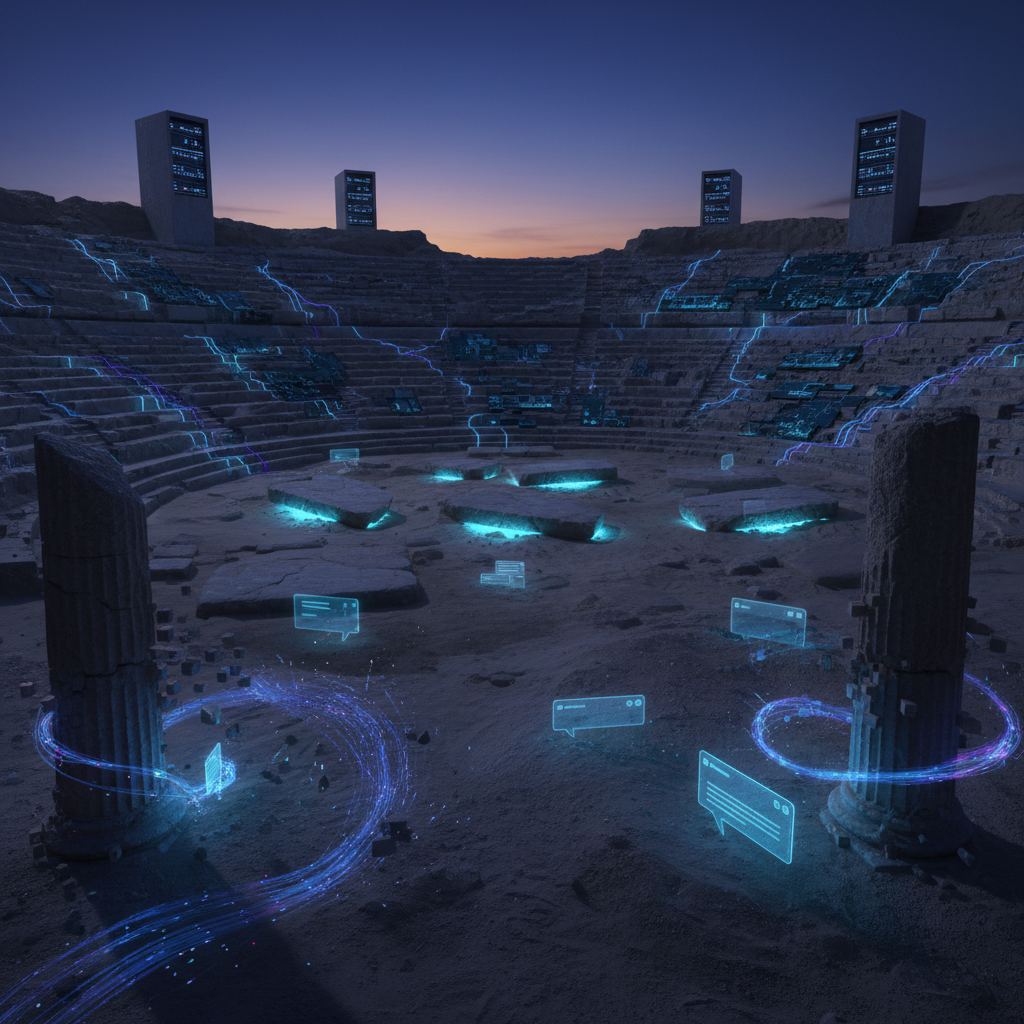 Exploring how abandoned online spaces reveal the paradox of connected isolation in our digital age, and what we can learn from these virtual ruins.