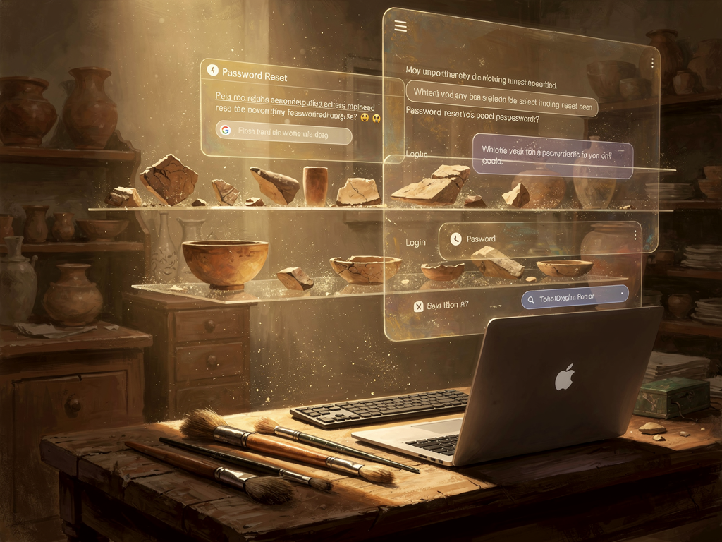 An exploration of how forgotten passwords reveal our relationship with memory, identity, and the digital artifacts we leave behind in our connected lives.