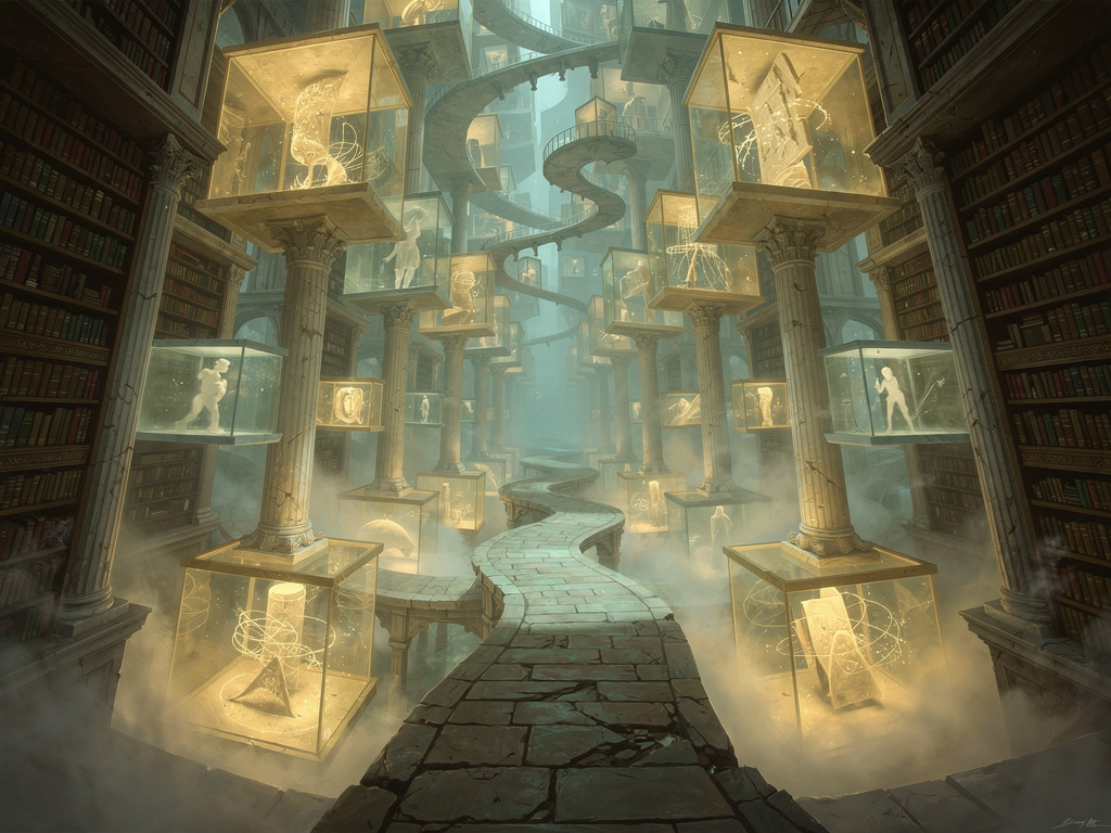 Exploring how ancient Romans used memory palaces to deliver hours-long speeches without notes, and why this forgotten cognitive technology might be essential for our information-overloaded age.